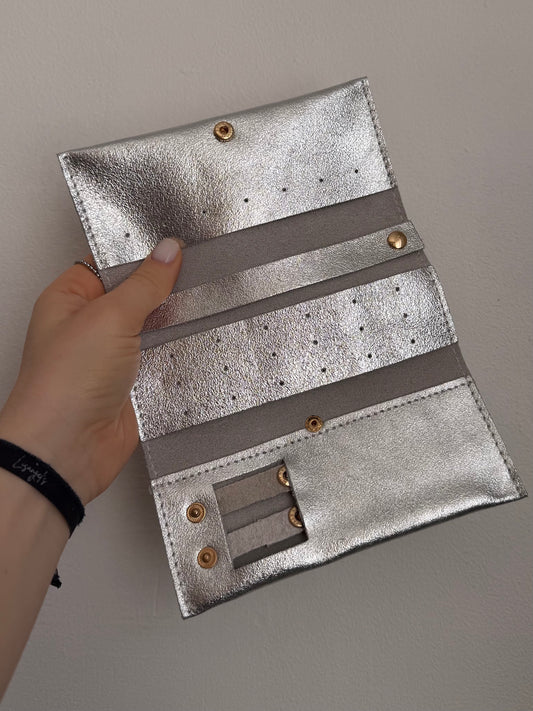 Pochette bijoux Argenté