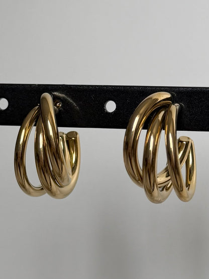 Boucles d'oreilles doré