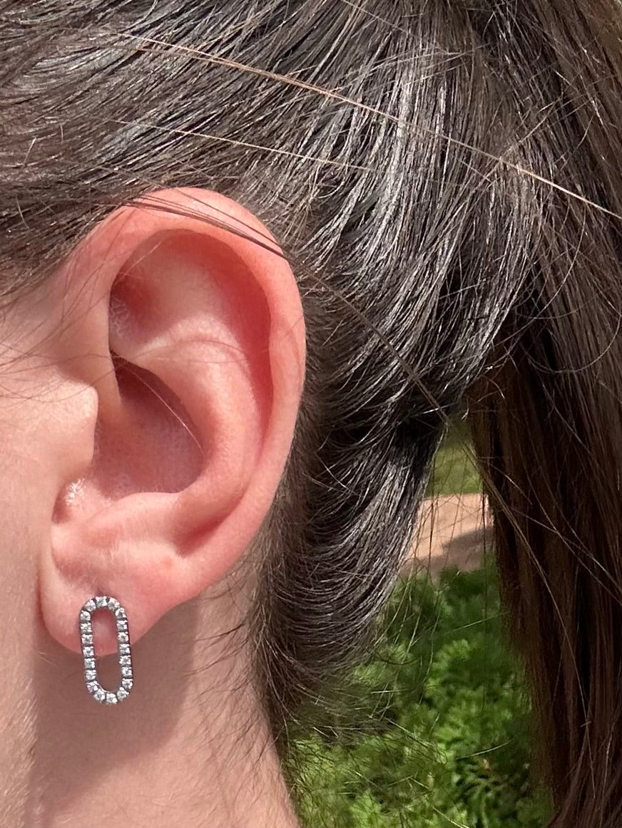 Boucles d'oreilles Jordy Argenté