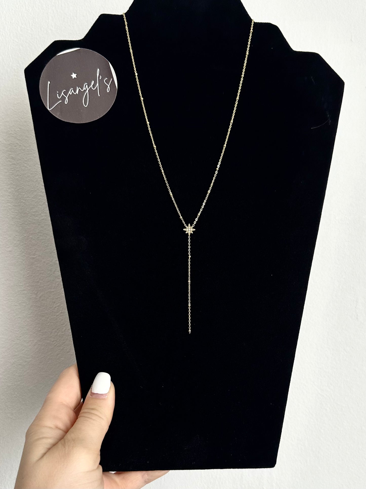 Collier Étoile filante brillant doré