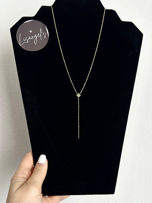 Collier Étoile filante brillant doré