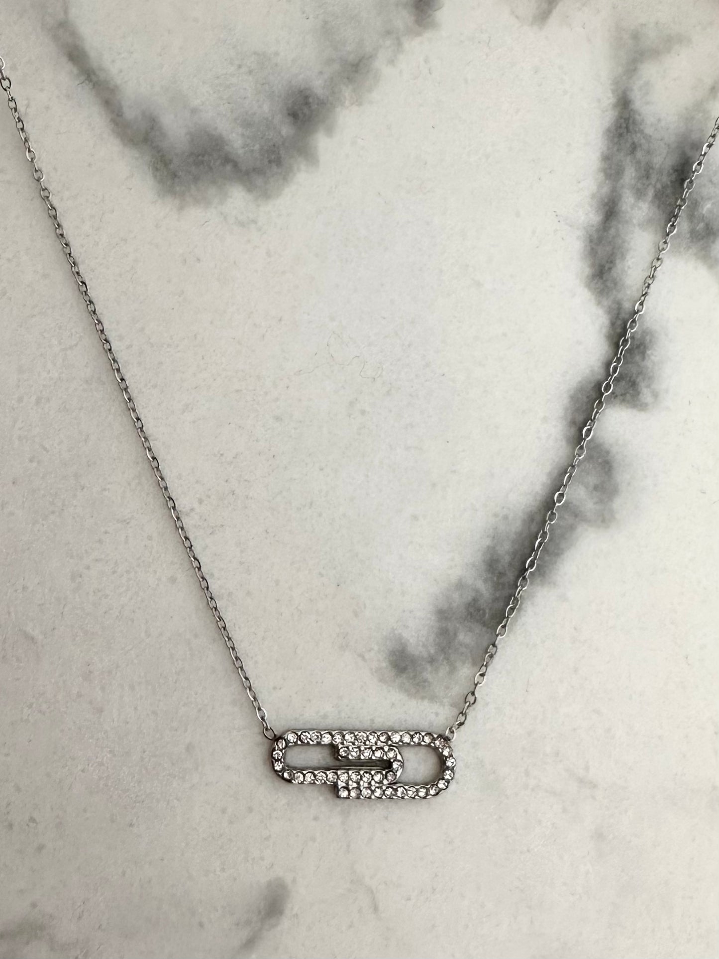 Collier Anne Sophie argenté