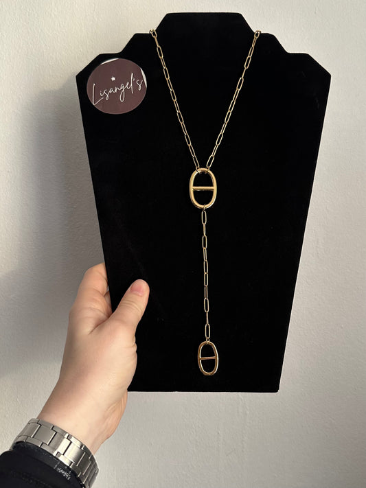 Collier Coco très long doré (52cm)