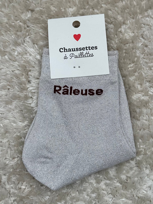 Chaussette « Râleuse » Brillante