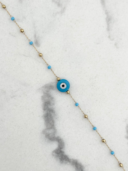 Bracelet Quentin bleu clair