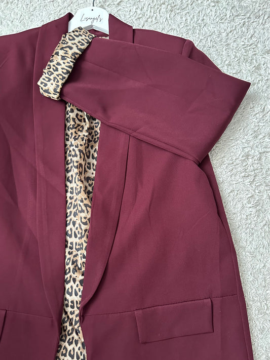 Veste Blazer Bordeaux
