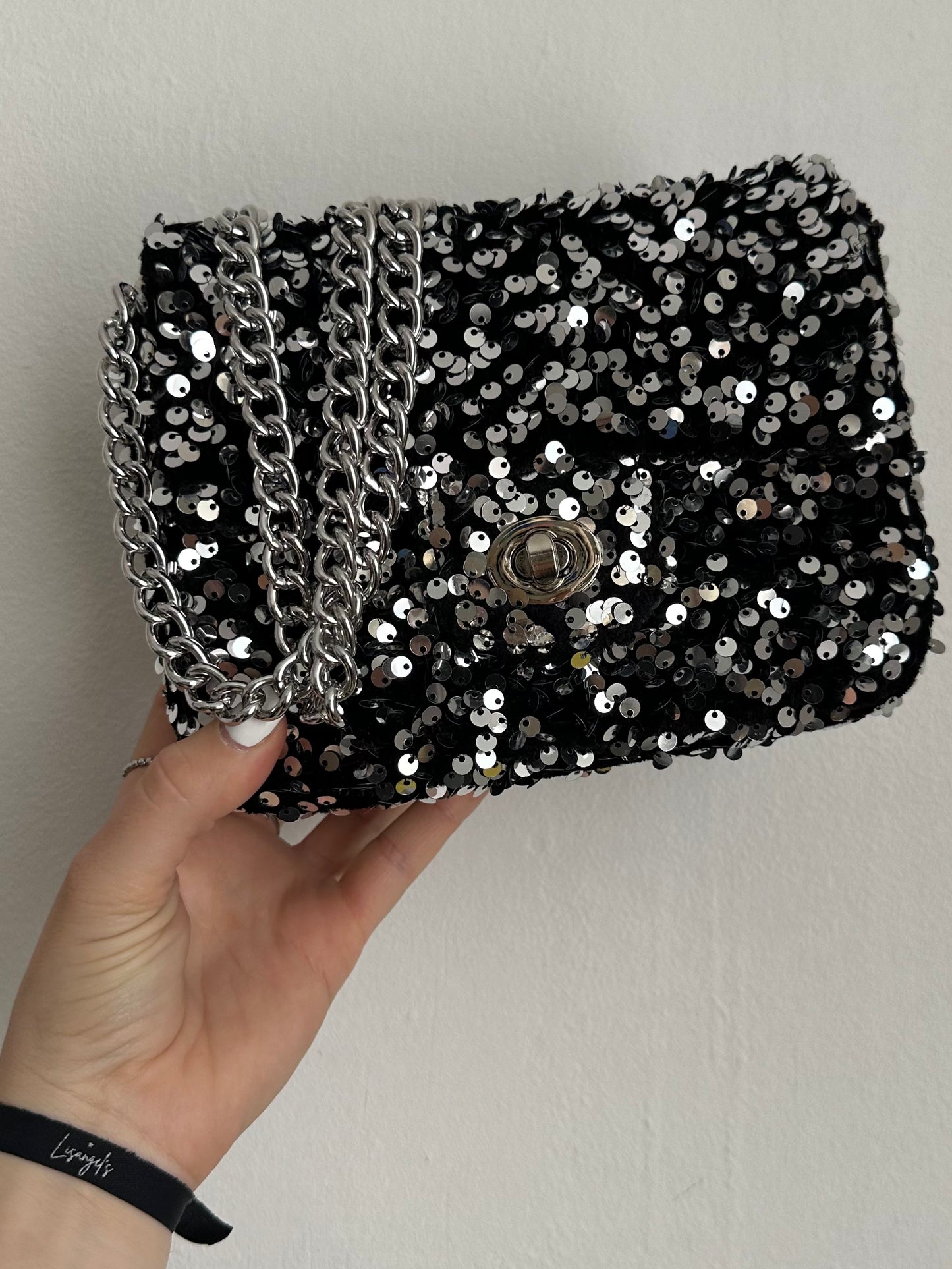 Sac noir Sequin