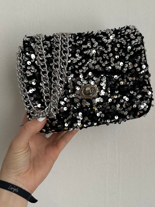 Sac noir Sequin
