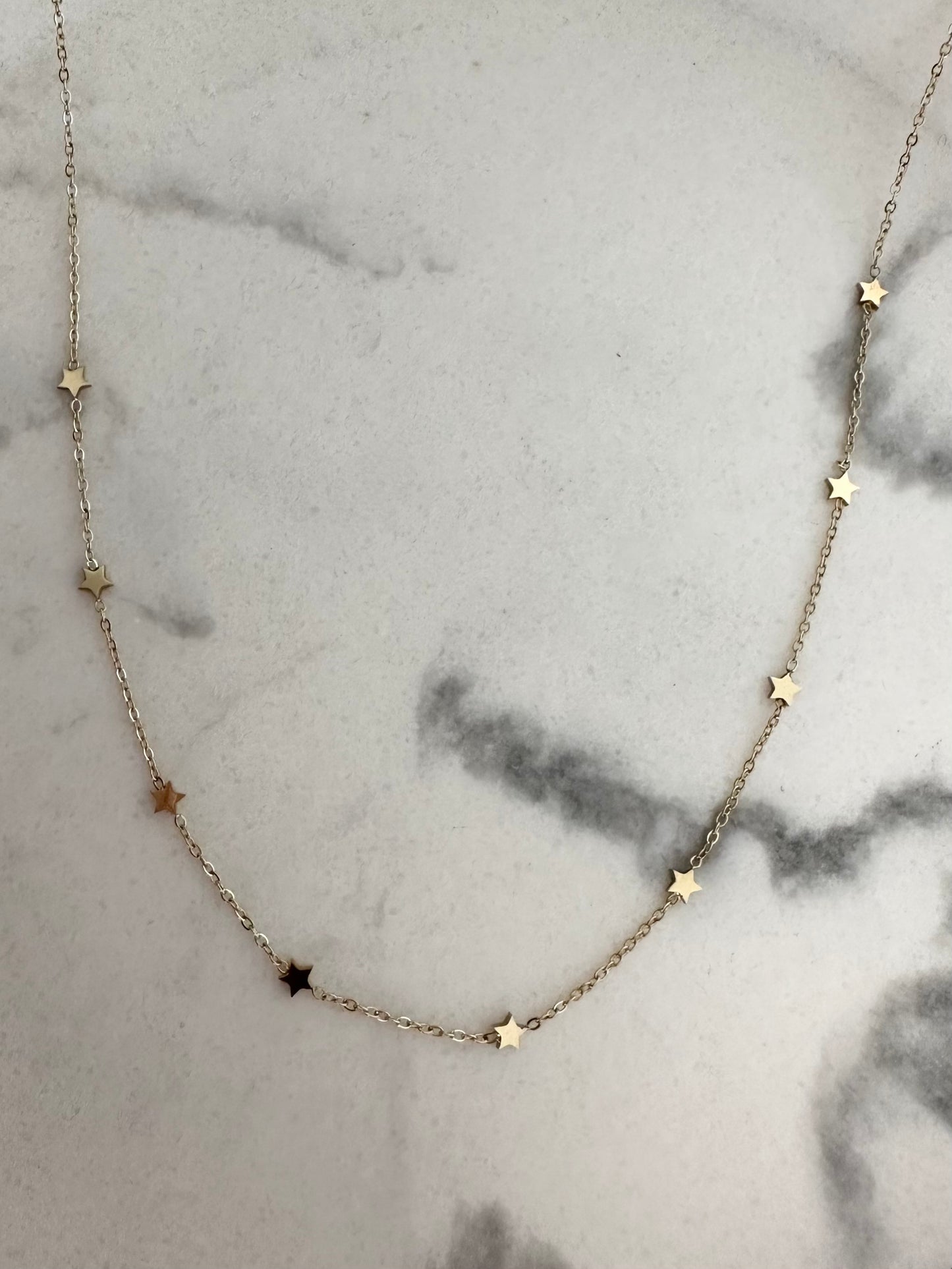 Collier Étoile Doré