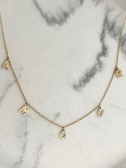 Collier Amour Brillant Doré