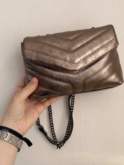 Sac cuir bronze