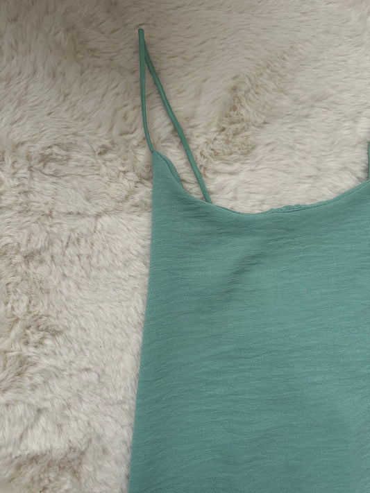 Robe Vert d’eau fluide