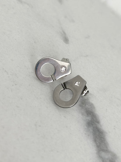 Boucles d'oreilles Menottes Argenté