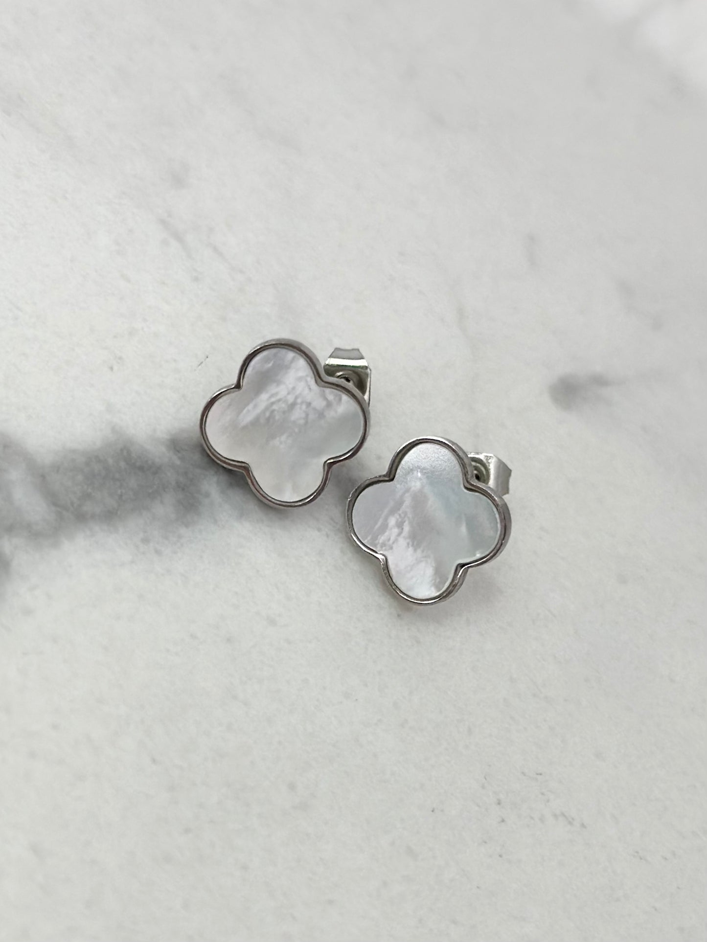 Boucles d'oreilles Coralie argenté
