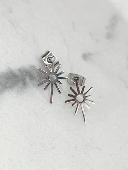 Boucles d'oreilles Sandrine argenté